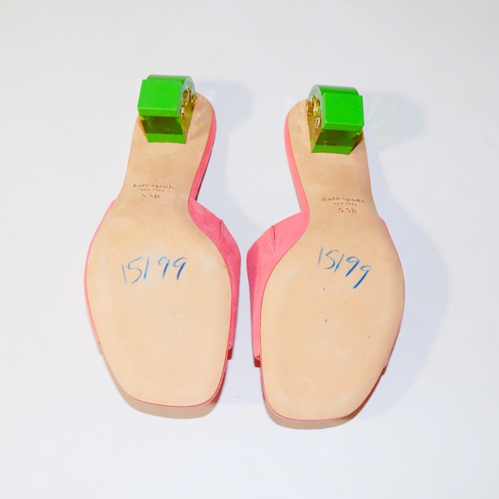 SOLD! ❤️ NEW! Kate Spade Citrus Slip On Slide Sandals - Picture 9 of 14